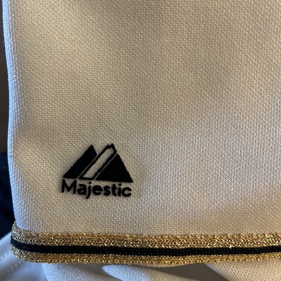 SF Giants Majestic XL Cream Baseball Jersey - Picture 6 of 6